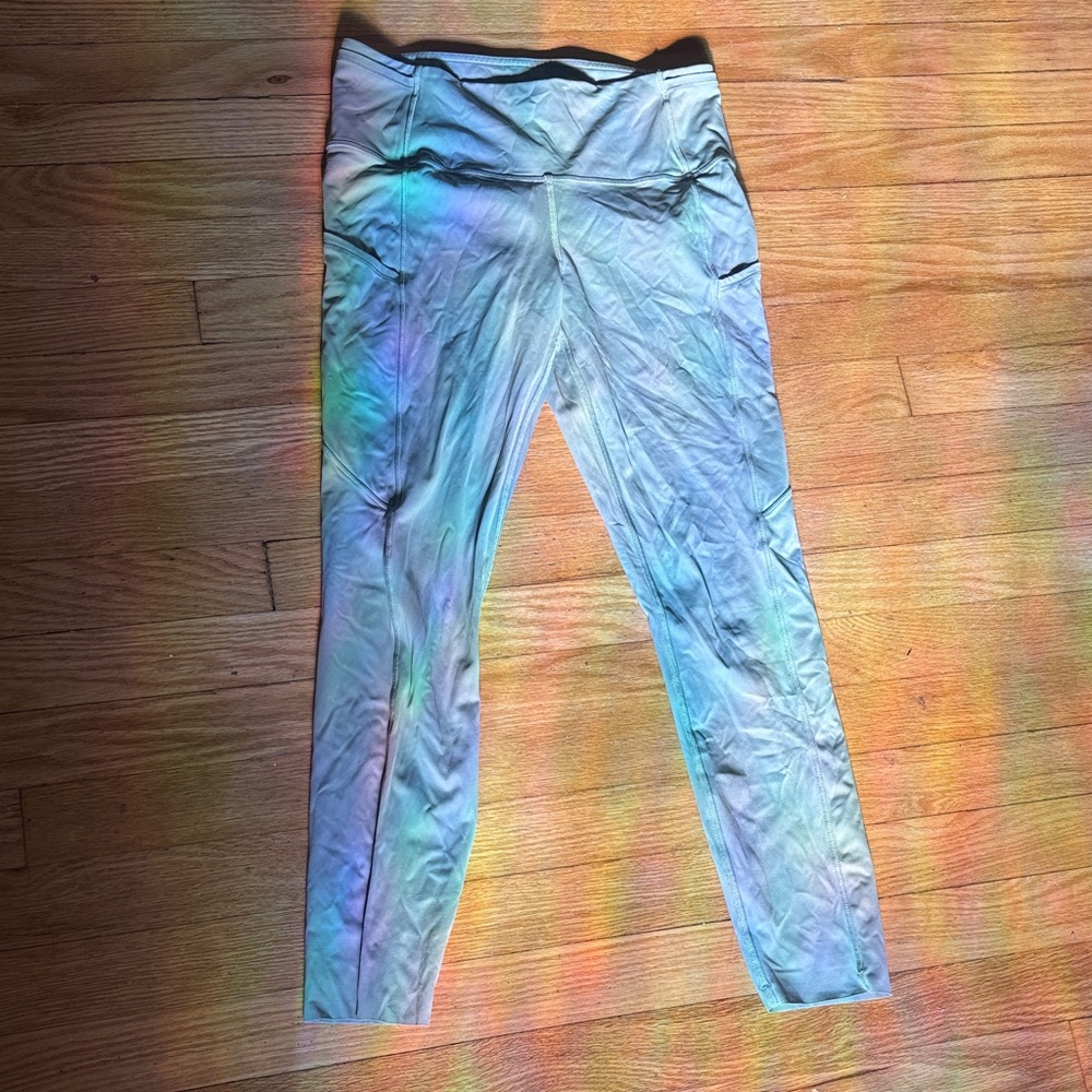 Size 8 Lulu Lemon Light Blue Leggings